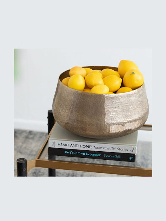 Artekko Planter Aluminum Gold 19.5x19.5x33cm.