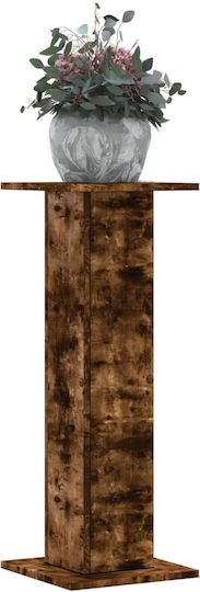 vidaXL Vaze Pentru Plante Din Lemn Maro Cu Suport 30x30x80cm 2 Buc
