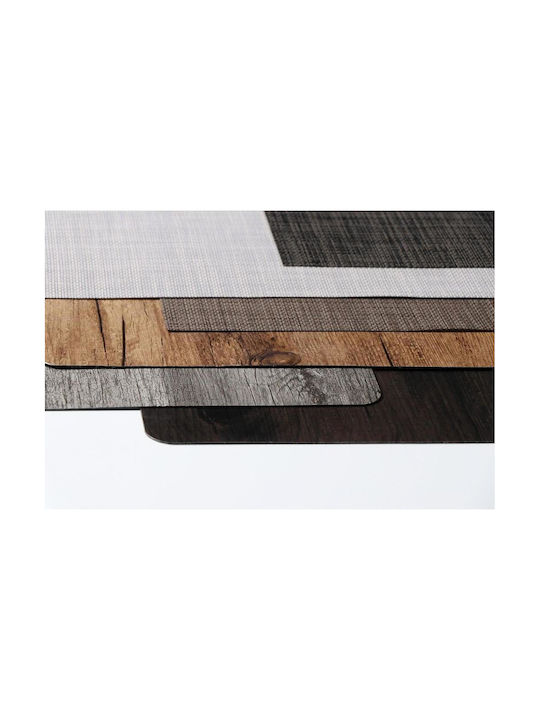 Espiel Plastic Placemat Gray 45x30cm PUL107