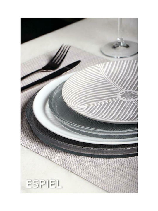 Espiel Plastic Placemat Gray 45x30cm PUL107