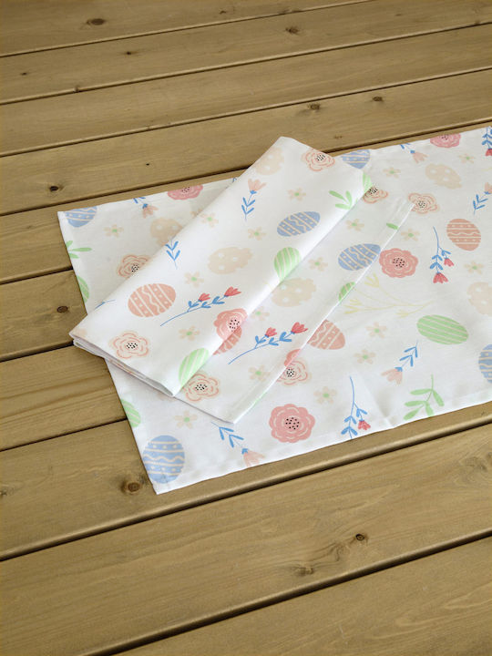 Nima Easter Fest Σουπλά Λευκό 50x35cm 2τμχ Nima Easter Fest Σουπλά Λευκό 50x35cm 2τμχ