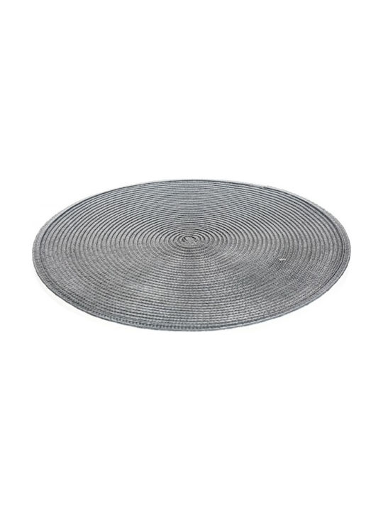 Banquet Τondo Σουπλά Στρογγυλό Ψάθινο Grey 38cm 2τμχ