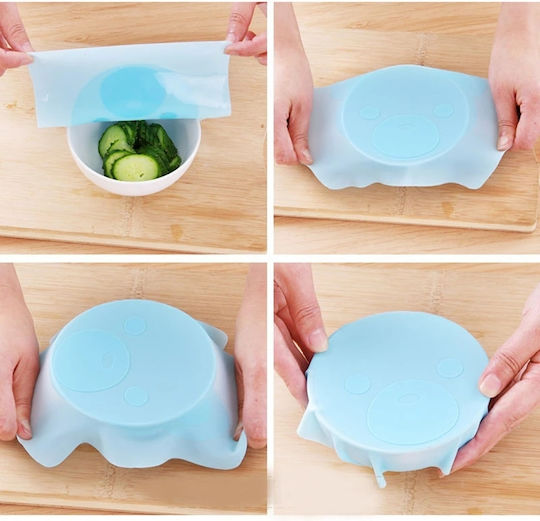 Platzdeckchen Blau 18x18cm 1Stück