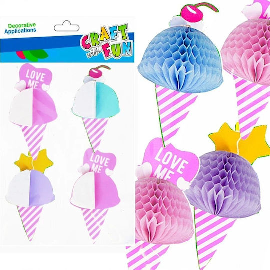 Craft with Fun Декоративен Материал за Направи си сам Проекти 4бр