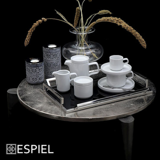 Espiel Cup Saucer Porcelain Good Mood White (6pcs)
