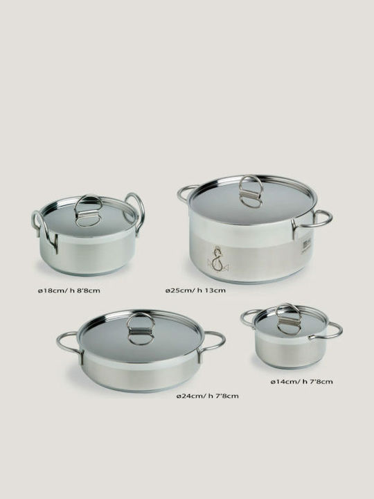 Marine Business Cookware Set of with Coating 7pcs