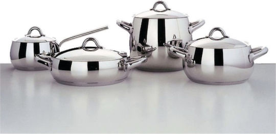 Alessi Alessi Kochgeschirr-Set aus Rostfreiem Stahl 4 Teile