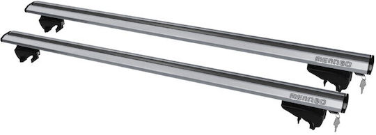 Menabo Menabo Aluminum Roof Bars Lince XL 135cm for Peugeot 3008 5D 2016>2020 for Cars with Factory Bars Set with Roof Rack Legs Silver