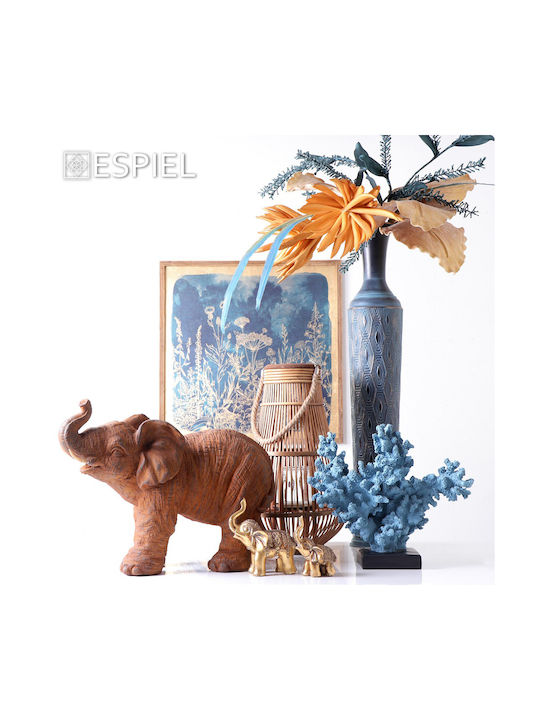 Dekorative Feder Blau 70cm 6Stück Espiel