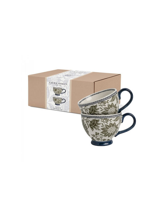 Laura Ashley Cană Ceramică Albastru 430ml