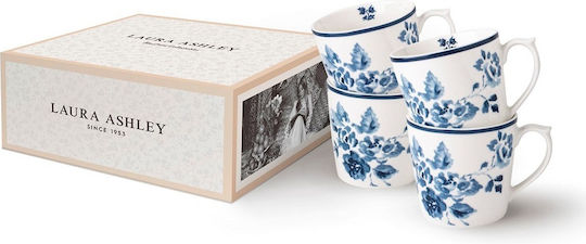 Laura Ashley Becher aus Porzellan Rosa 320ml