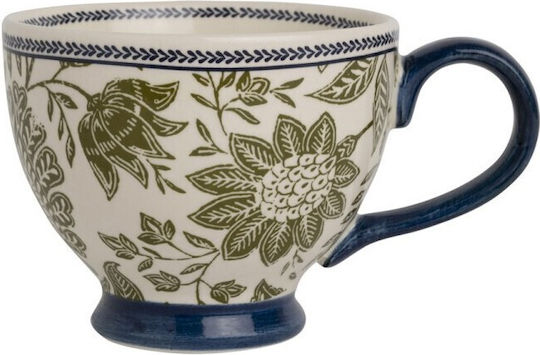 Laura Ashley Κούπα Κεραμική Μπλε 430ml 2τμχ