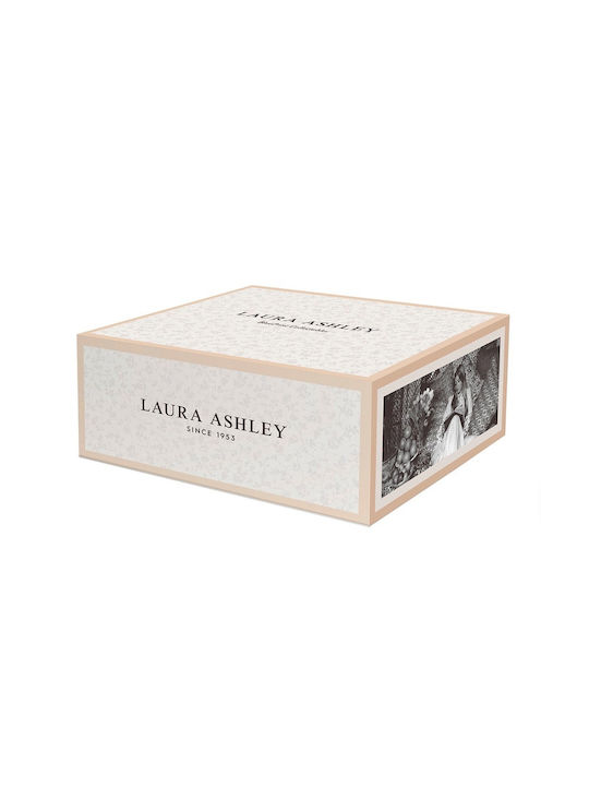 Laura Ashley Κούπα από Πορσελάνη Ροζ 320ml 4τμχ