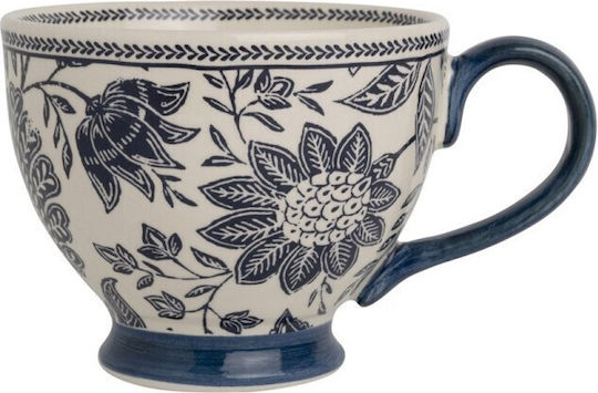 Laura Ashley Κούπα Κεραμική Μπλε 430ml 2τμχ