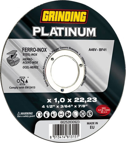 Grinding Cutting Disc Inox 230x1.9mm Cutting Disc Metal Hole Diameter 230mm 25pcs