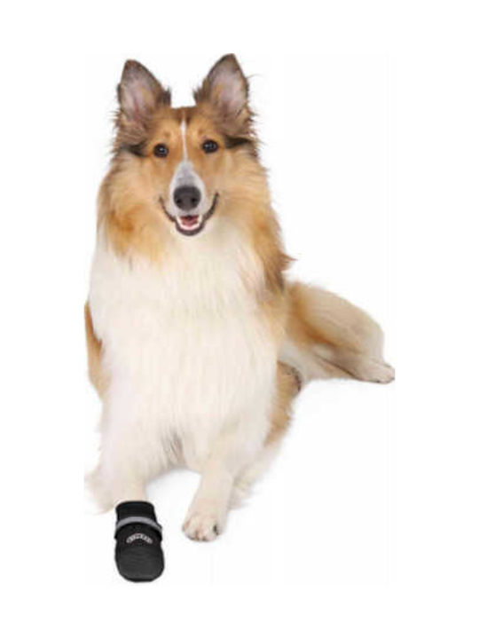 Trixie Walker Care Shoes Dog 3Xlarge Black in Black Color