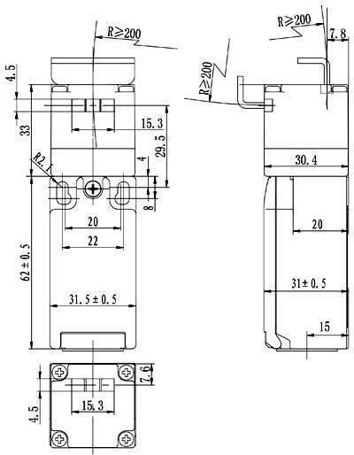 On-Off switch Limit 1pcs