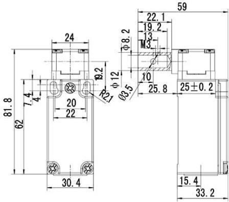 On-Off switch Limit 1pcs