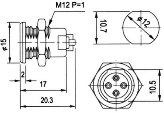 On-Off switch Key Switch 1pcs