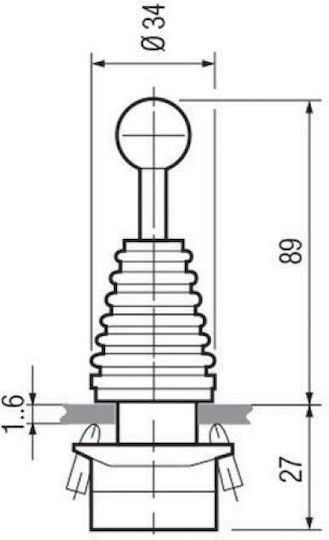 Cntd On-Off switch Toggle 1pcs