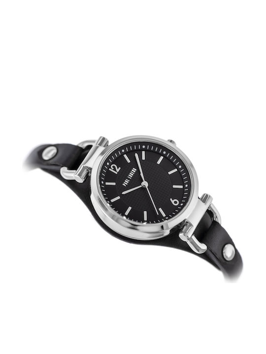 Paul Lorens Γυναικείο Ρολόι 32mm Μπαταρίας με Ασημί Δερμάτινο Λουράκι