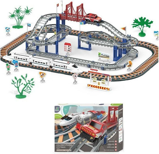 Set cu Trenuleț cu Lumină pentru 3+ ani+ Ani