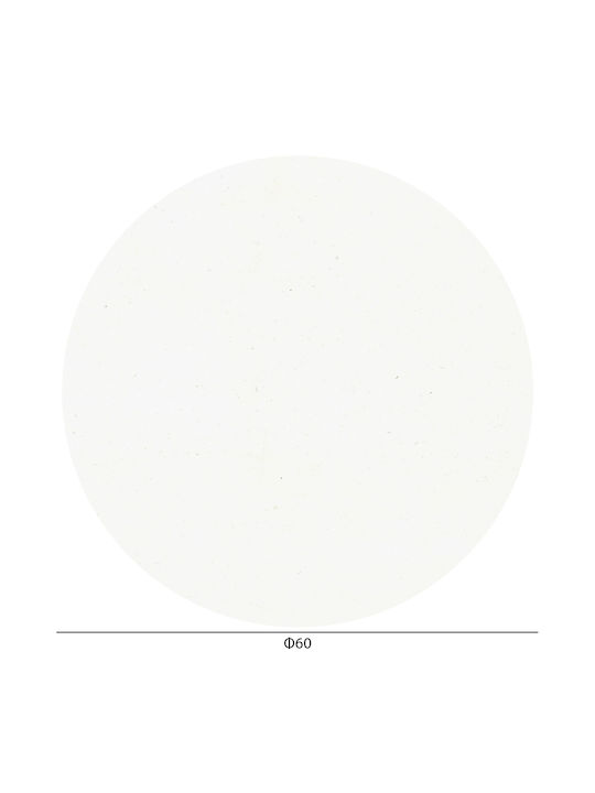 HomeMarkt Round Table Surface HPL Black 70x70x1.2cm HM5842.21 2 Pieces