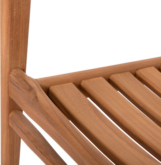 Scaun De Exterior Din Lemn Moosen Natural 2 Bucăți 59x60x78 Cm