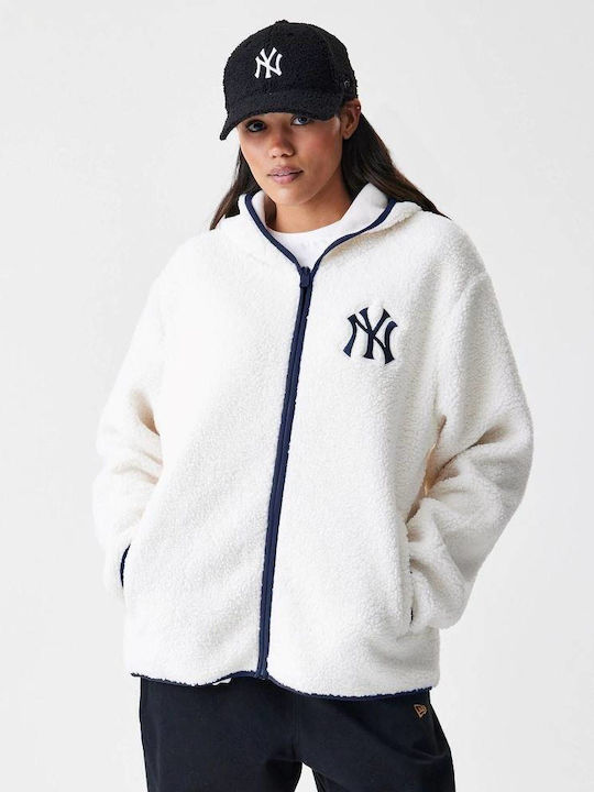 York Yankees Men's Fleece Jacket White