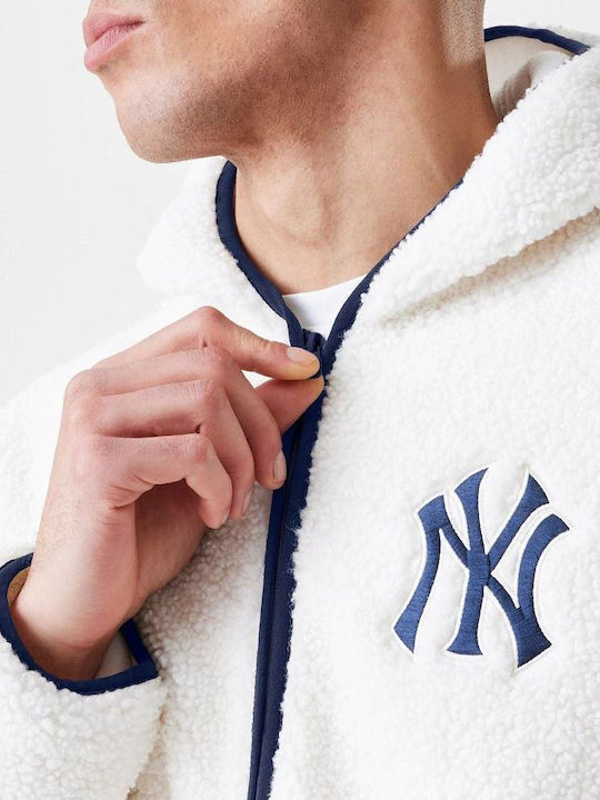 York Yankees Men's Fleece Jacket White