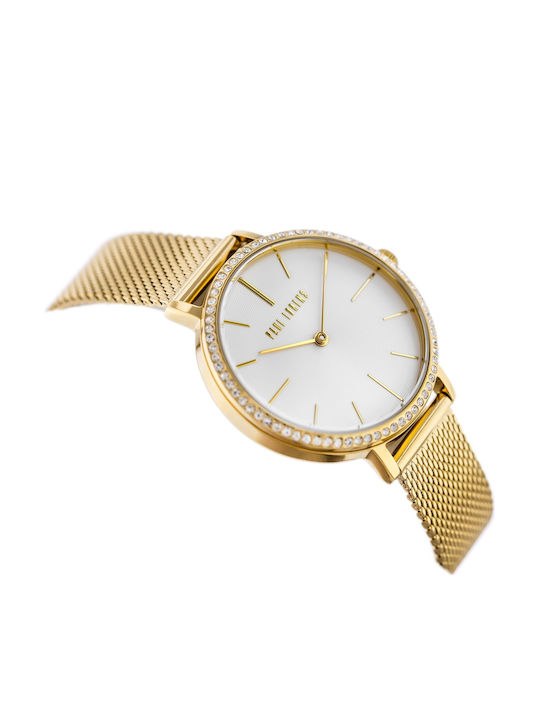 Paul Lorens Women's Watch with Gold Metal Bracelet