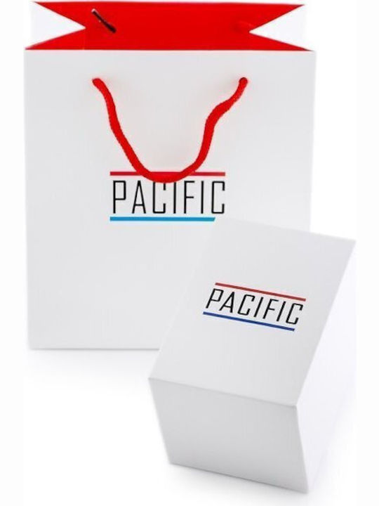 Pacific Дамски Часовник с Черен Кожена Каишка