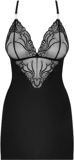Sexy Babydoll Dusk & Dawn Schwarz 828-che-1 String Gratis