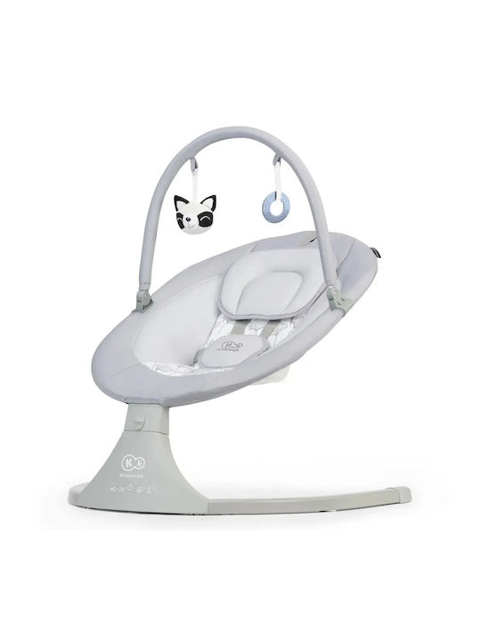 Kinderkraft Electric Relax pentru Bebeluși Leagăn Luli 2 cu Muzică Gri pentru Copil până la 4.2kg