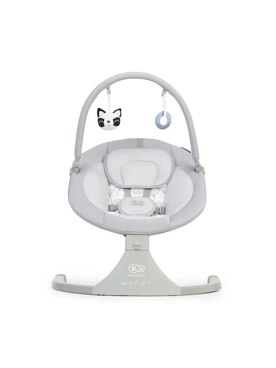 Kinderkraft Electric Relax pentru Bebeluși Leagăn Luli 2 cu Muzică Gri pentru Copil până la 4.2kg