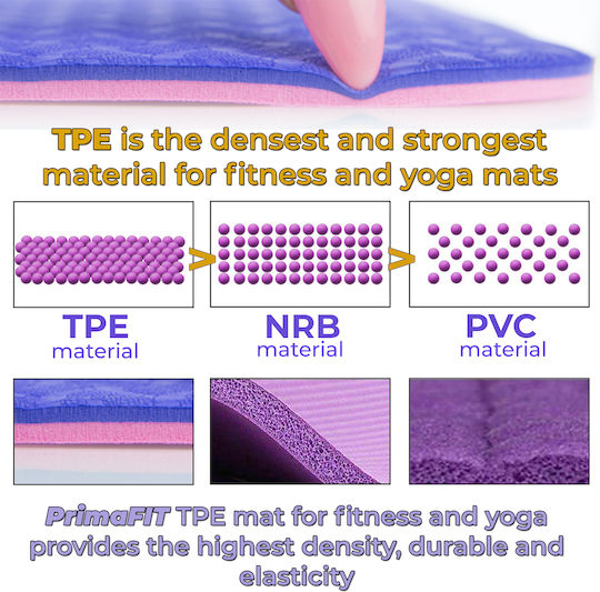 PrimaFit Exercise Mat Purple