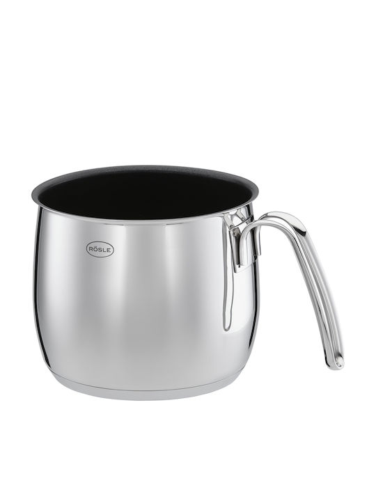 Rosle Elegance Set De Vase De Gătit Din Oțel Inoxidabil Argintiu Cu Acoperire Antiaderentă 9 Piese