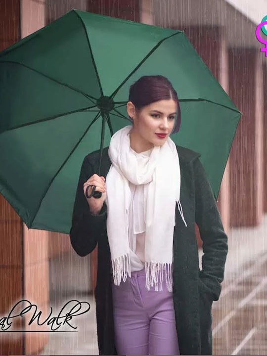 Royal Walk Rezistent la vânt Automat Umbrelă de ploaie Compact Verde