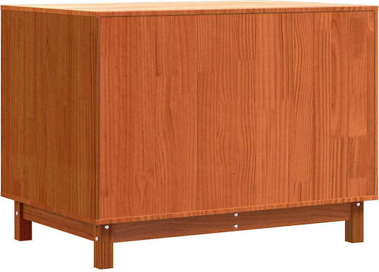 Dog House Waxed Brown 90 X 60 X 67 Cm Solid Pine Wood