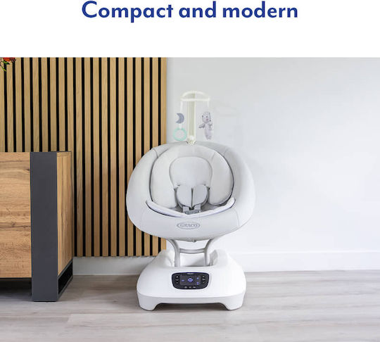 Graco Ηλεκτρικό Relax Μωρού Κούνια Λευκό για Παιδί έως 9kg
