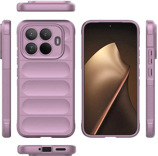 Techsuit Magic Umschlag Rückseite Silikon Lila (Xiaomi 15T Pro)