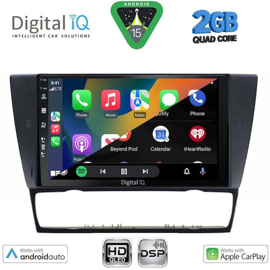 Digital IQ Автомобилна Аудио Система (Блутут/USB/WiFi/GPS/Apple-Carplay/Android-Auto) с Тъчскрийн 9"