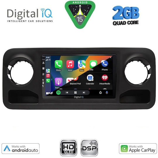 Digital IQ Car Audio System for Mercedes-Benz Sprinter 2018 (Bluetooth/USB/WiFi/GPS/Apple-Carplay/Android-Auto) with Touch Screen 10"