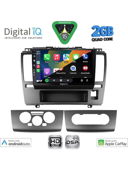 Digital IQ Car Audio System for Nissan Tiida 2004-2013 (Bluetooth/USB/WiFi/GPS/Apple-Carplay/Android-Auto) with Touch Screen 9"