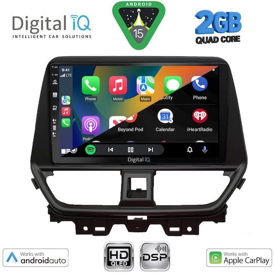 Digital IQ Car Audio System for Suzuki Baleno 2022 (Bluetooth/USB/WiFi/GPS/Apple-Carplay/Android-Auto) with Touch Screen 9"
