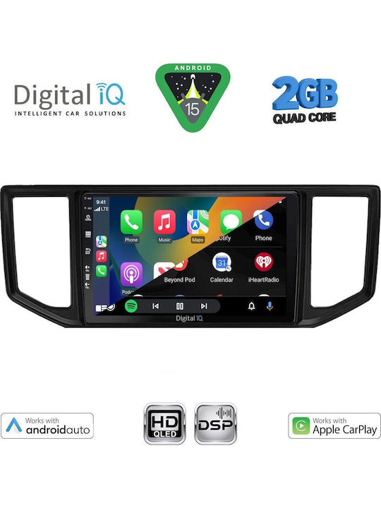 Digital IQ Car Audio System for Volkswagen Crafter 2017 (Bluetooth/USB/WiFi/GPS/Apple-Carplay/Android-Auto) with Touch Screen 10"