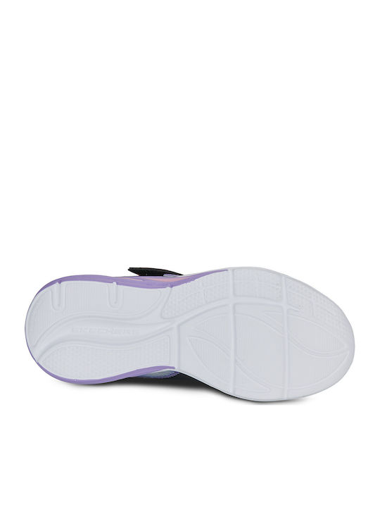 Cosmic Glow Kinder Sneakers mit Klettverschluss Schwarz