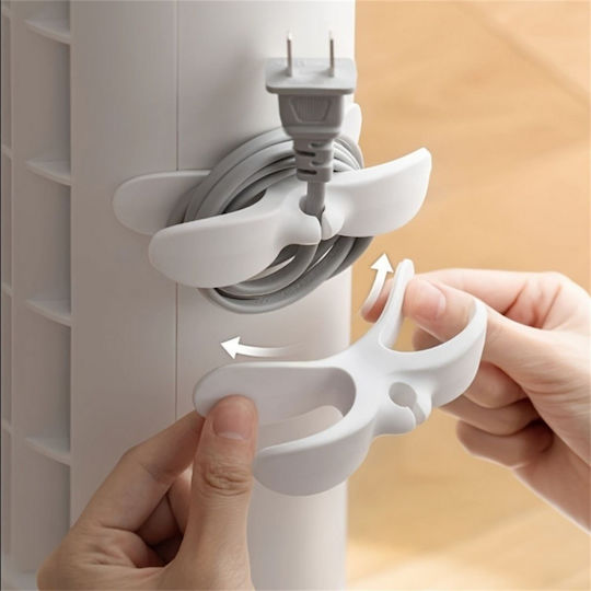 Power Cable Organizer for Electrical Devices Black