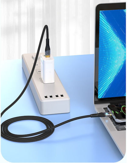 Tellur Type-c To Type-c Data Cable Pd60w 100cm Black
