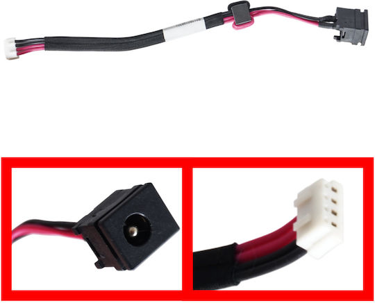 DC захранващ жак Toshiba C650 C655 4-пинов кабел без марка 8545 на едро